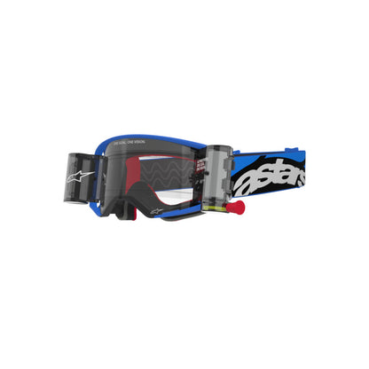 Alpinestars Supertech Stream Goggle Blue Clear Lens Roll Off