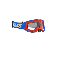 VISION 8 WORDMARK GOGGLE | BLUE ORANGE (7301) | CLEAR LENS
