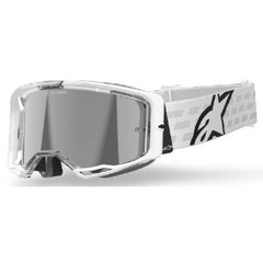 VISION 8 CORP GOGGLE | WHITE (2055) | MIRROR SILVER LENS