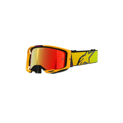 VISION 8 CORP GOGGLE | YELLOW PINK (5023) | MIRROR RED LENS