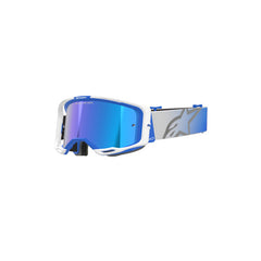 VISION 8 CORP GOGGLE | BLUE WHITE (7274) | MIRROR BLUE LENS....