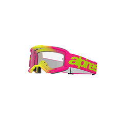VISION 5 WORDMARK GOGGLE | PINK FLURO YELLOW (3121) | CLEAR LENS