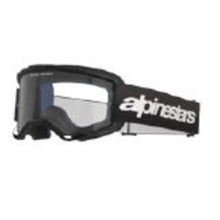 Alpinestars Vision 3 Wordmark Goggle Black Clear Lens