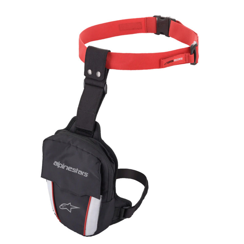AS6108121 ACCESS THIGH BAG BLACK RED WHITE