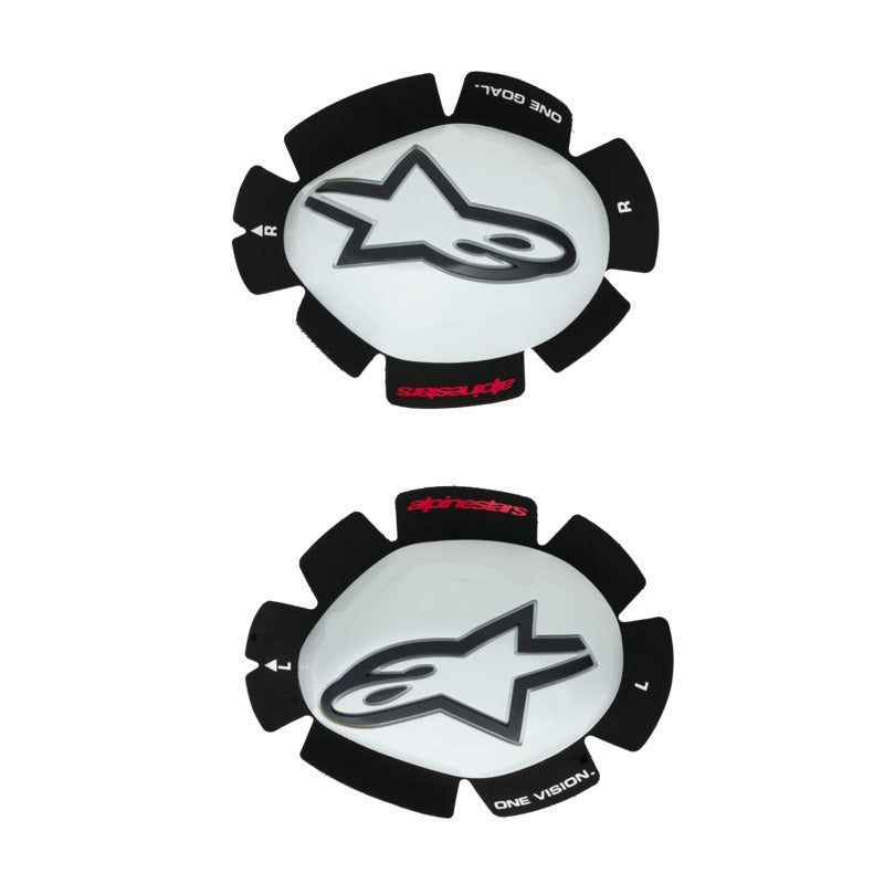 AS6400126 GP TECH KNEE SLIDER WHITE BLACK