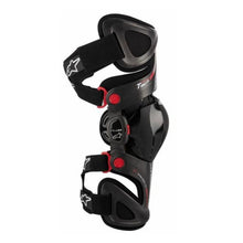 Alpinestars FLUID TECH LEFT KNEE BRACE Anthracite Red White 58 S/M/L with spacers