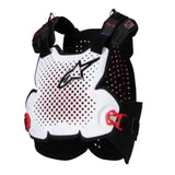 A4 PLASMA CHEST PROTECTOR BLACK RED WHITE
