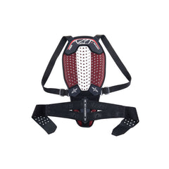 NUCLEON PLASMA BACK PROTECTOR WITH STRAP BLACK WHITE RED (0123)