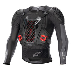 2023 BIONIC PLUS V2 PROTECTION JACKET BLACK ANTHRACITE RED (1036)