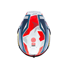 AS8200925 SUPERTECH SR10 HELMET ECE06/DOT/FIM - LE COSTA BLUE RED WHITE MATT