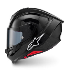 AS8202026 SR7 SOLID HELMET ECE06 BLACK GLOSS