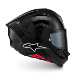 AS8202026 SR7 SOLID HELMET ECE06 BLACK GLOSS