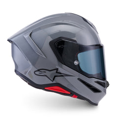 AS8202026 SR7 SOLID HELMET ECE06 GRAY GLOSS