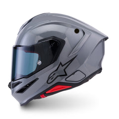 AS8202026 SR7 SOLID HELMET ECE06 GRAY GLOSS