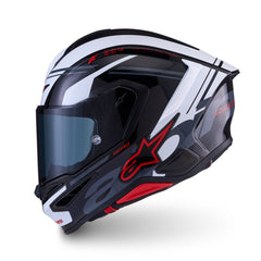 AS8203326 SR7 ACORE HELMET ECE06 BLACK WHITE RED GLOSS