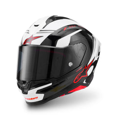 AS8203326 SR7 ACORE HELMET ECE06 BLACK WHITE RED GLOSS
