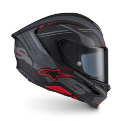 AS8203326 SR7 ACORE HELMET ECE06 BLACK GRAY RED MATT