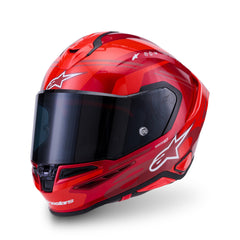 AS8203326 SR7 ACORE HELMET ECE06 RED WHITE GLOSS