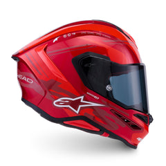AS8203326 SR7 ACORE HELMET ECE06 RED WHITE GLOSS