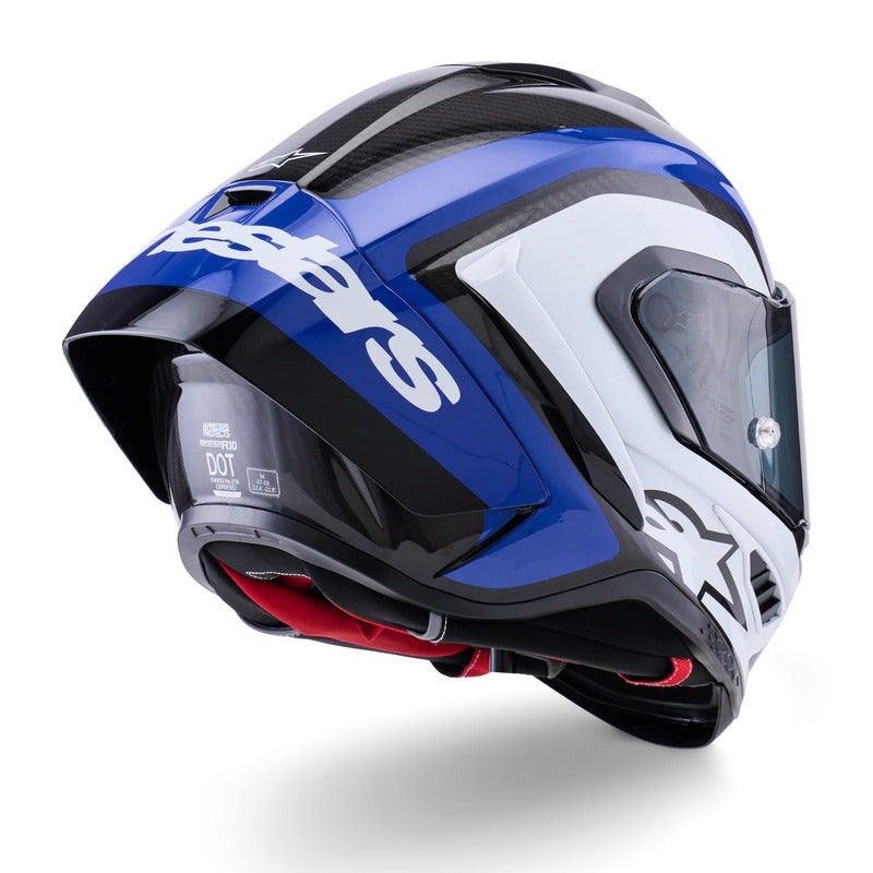 AS8203926 SR10 ARIUS HELMET ECE06/DOT/FIM BLACK WHITE BLUE GLOSS