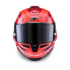 AS8203926 SR10 ARIUS HELMET ECE06/DOT/FIM BLACK WHITE DOUBLE RED GLOSS