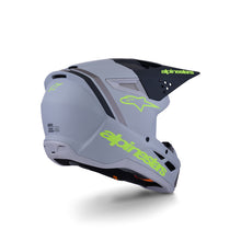 Alpinestars SM3 Radium Helmet ECE06 Gray Black Fluro-Yellow Matt