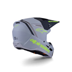AS8300726 SM3 RADIUM HELMET ECE06 GRAY BLACK FLURO-YELLOW MATT