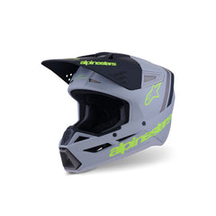 AS8300726 SM3 RADIUM HELMET ECE06 GRAY BLACK FLURO-YELLOW MATT