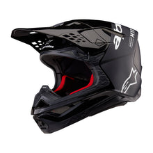 Alpinestars Supertech SM10 Flood Helmet ECE 22.06 Black Dark Gray Matt and Gloss