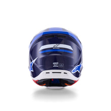 Alpinestars SM7 RISE Helmet ECE06 Blue White Glossy