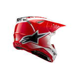 SUPERTECH SM10 UNITE HELMET ECE 22.06 RED WHITE GLOSS (3182)