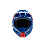 SM3 YOUTH WURX HELMET ECE06 BLUE RED WHITE BLACK GLOSSY (7312)