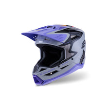 Alpinestars SM3 Jettson Helmet ECE06 Gray Purple Black Glossy