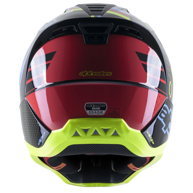 SM5 ACTION GLOSS BLACK BLUE FLURO YELLOW (1757)