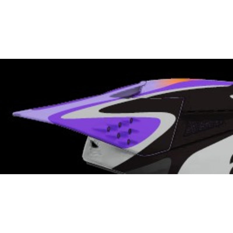 Alpinestars SM3 Jettson Youth Visor ECE 22.06 Gray Purple Black Glossy
