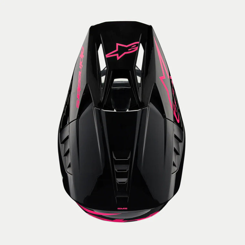 AS8986323 VISOR SM5 22.06 - CORP BLACK DIVA PINK GLOSS