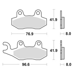 BRAKING PADS - 696 | CM44 OFFROAD SINTERED