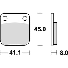 BRAKING PADS - 703 | CM44 OFFROAD SINTERED
