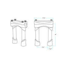MURDOCK 6" RISERS | BLACK