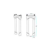 MURDOCK 12" RISERS | BLACK