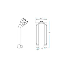 MURDOCK 12" PULLBACK RISERS | BLACK