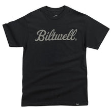Script Grey Tee | Black Small