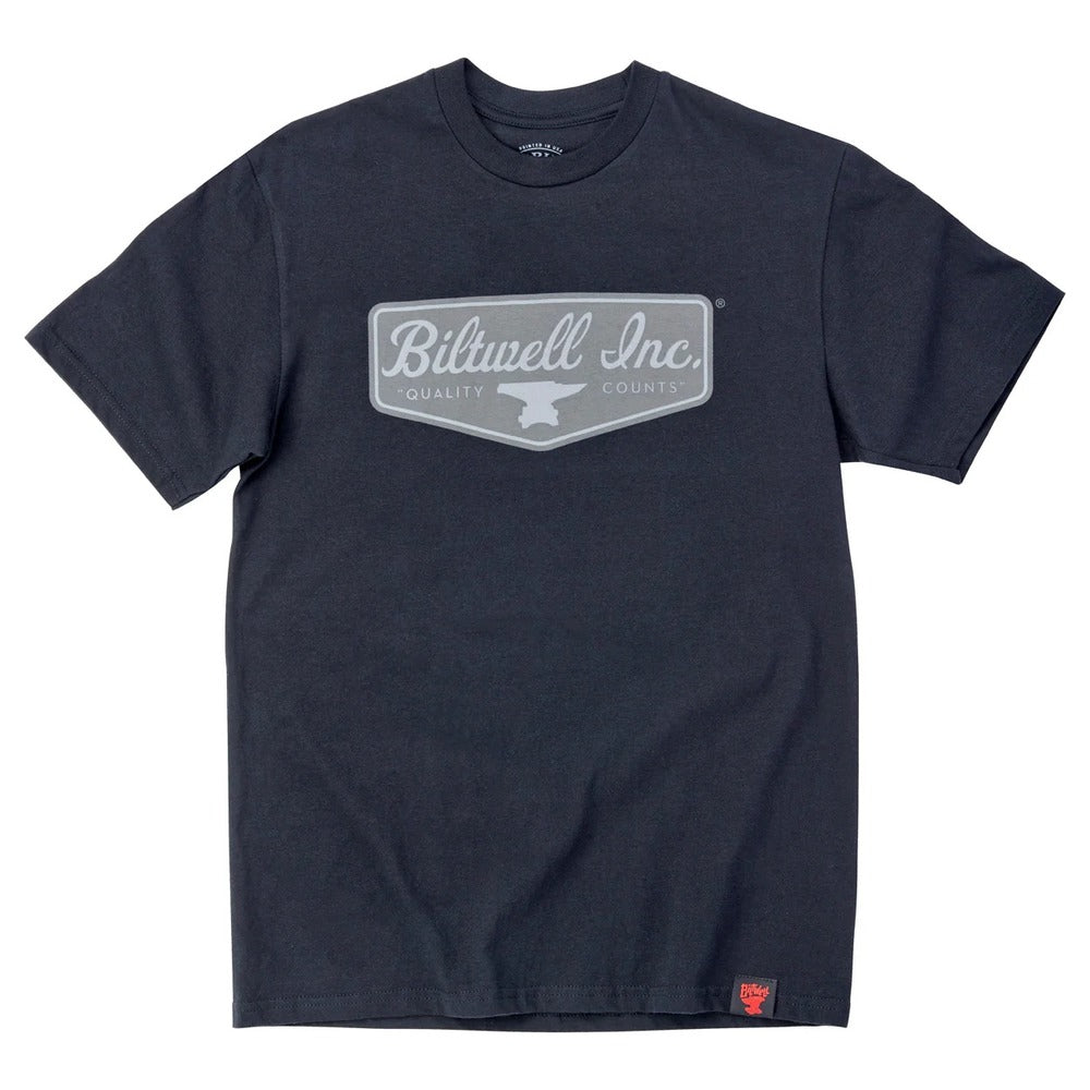 BW8101151 GREY SHIELD TEE BLACK