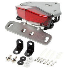 DRC TAIL LIGHT &amp; PLATE HLDR EDGE 2 ALLOY | DRZ400S/SM | RED LENSE
