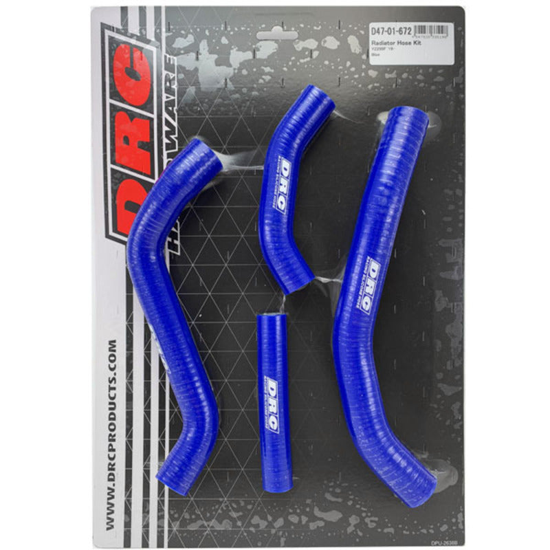 DRC RADIATOR HOSE KIT | YZ250F '19-23, FX '20-24, WR25F '20-24 | BLUE $#$