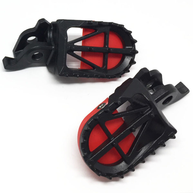 DRC FOOTPEG MOTARD WITH SLIDER | KX250F/450F'09- | 50mm CrMo BLACK $#$