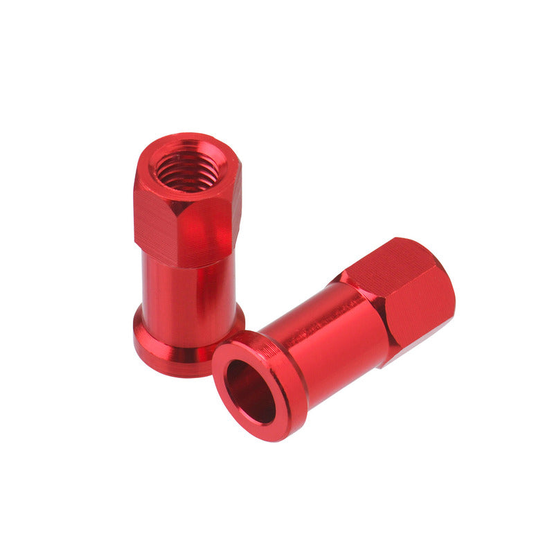 DRC RIM LOCK NUTS | 2 PCS | RED $#$