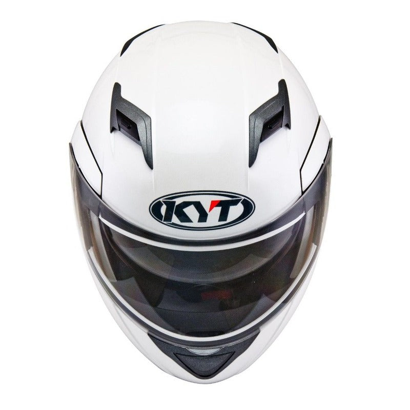 Kyscn00W3 KYT Convair Flip UP Helmet | Pearl White