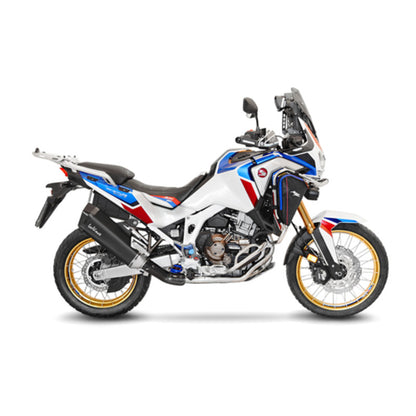 LV HEAD PIPES | STAINLESS | CRF 1100 L AF TWIN / ADV SPRT/DCT '20> (orig. &amp; LV exhaust) (orig. cntr stand &amp; pann)