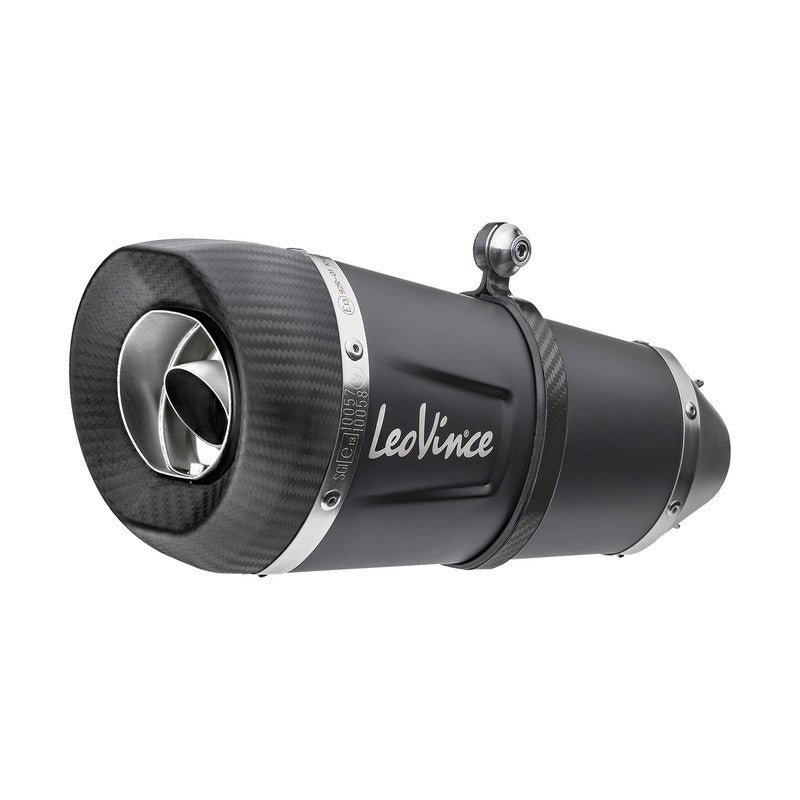 LV SLIP-ON + L PIPE A | FACTORY S | STAINLESS BLACK | F 900 R / XR '20> (fits w orig. c stand)